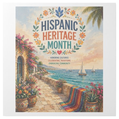 Hispanic Heritage Month Coastal Celebration Gallery Wrap