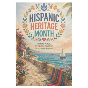 Hispanic Heritage Month Coastal Celebration Gallery Wrap
