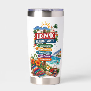 Hispanic Heritage Month Coastal Celebration Insulated Tumbler