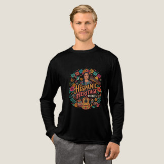 Hispanic Heritage Month Colorful Latin Folk Art Ce Tri-Blend Shirt