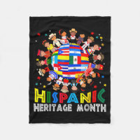 Hispanic Heritage Month Earth Childs Latin Flag Bo