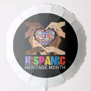 Hispanic Heritage Month Hands Heart Balloon