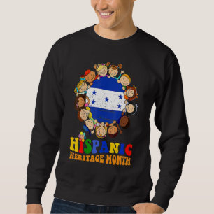 Hispanic Heritage Month Honduras Kids Boys Girls Sweatshirt