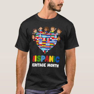 Hispanic Heritage Month  Kids Boy Girl Toddler Lat T-Shirt