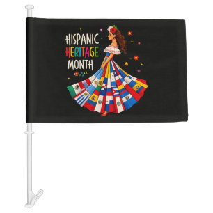 Hispanic Heritage Month Latino Countries Flags