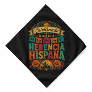 Hispanic Heritage Month Latino Culture Celebration Bandana