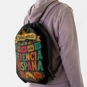 Hispanic Heritage Month Latino Culture Celebration Drawstring Bag