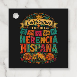 Hispanic Heritage Month Latino Culture Celebration Favor Tags