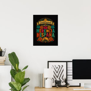 Hispanic Heritage Month Latino Culture Celebration Poster