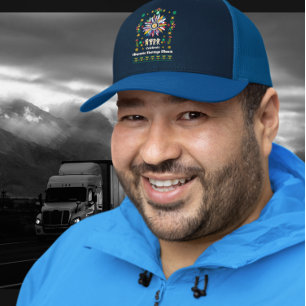 Hispanic Heritage Month Latino Flags sunflower De Trucker Hat