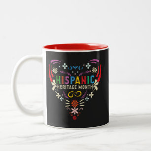 Hispanic Heritage Month Latino Hispanic Americans Two-Tone Coffee Mug