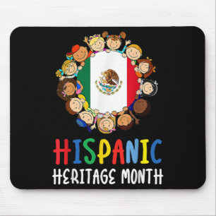 Hispanic Heritage Month Latino Mexican Flag Boys G Mouse Pad