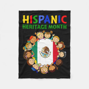Hispanic Heritage Month Mexico Kids Boys Girls  Fleece Blanket