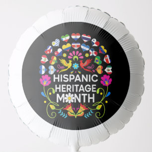 Hispanic Heritage Month National Latino Countries Balloon