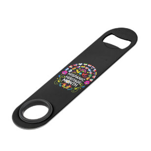 Hispanic Heritage Month National Latino Countries Bar Key