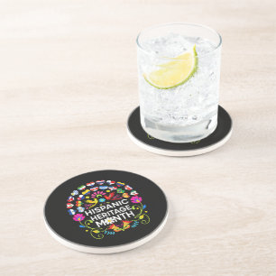 Hispanic Heritage Month National Latino Countries Coaster