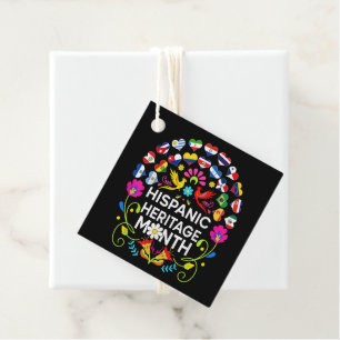 Hispanic Heritage Month National Latino Countries Favor Tags