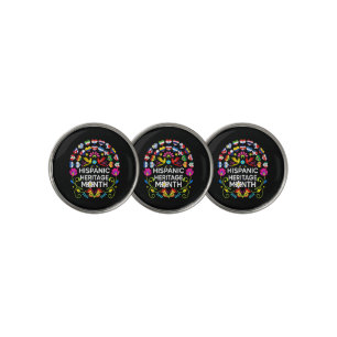 Hispanic Heritage Month National Latino Countries Golf Ball Marker