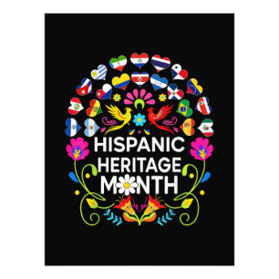 Hispanic Heritage Month National Latino Countries Photo Print