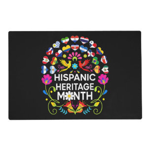 Hispanic Heritage Month National Latino Countries Placemat