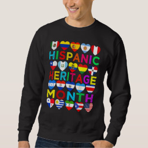 Hispanic Heritage Month National Latino Countries Sweatshirt