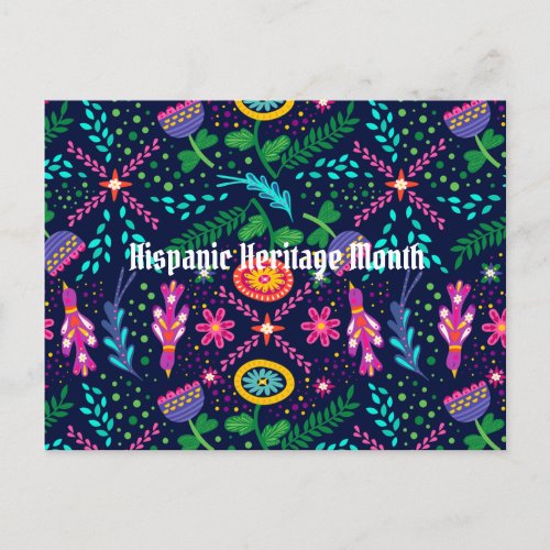 Hispanic Heritage Month Postcard