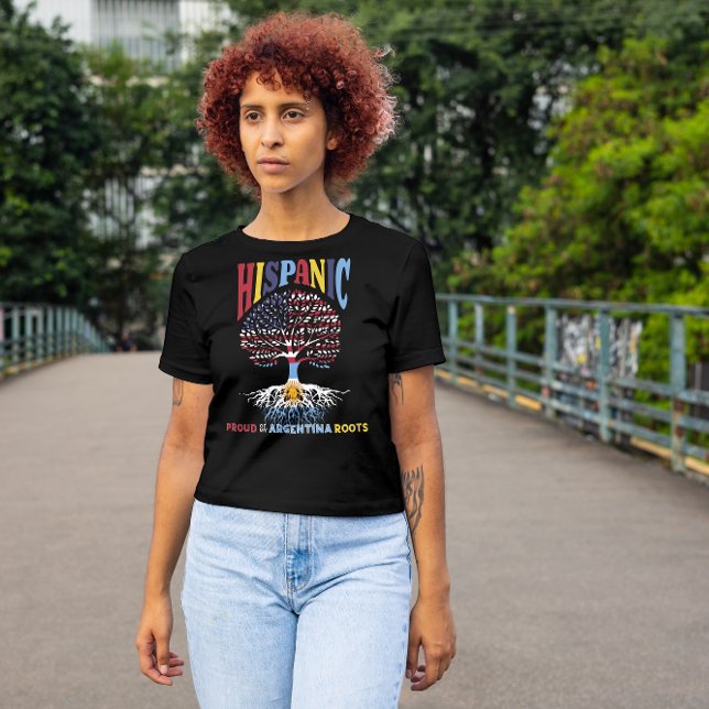 Hispanic Heritage Month Proud Argentinian roots  T-Shirt (Creator Uploaded)