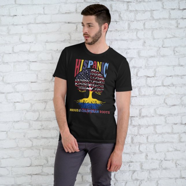 Hispanic Heritage Month Proud Colombian roots  T-Shirt (Creator Uploaded)