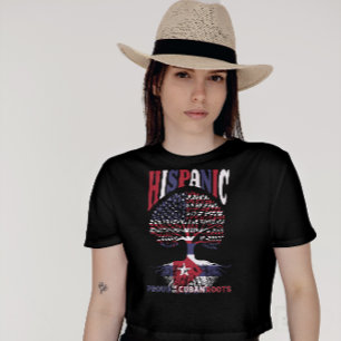 Hispanic Heritage Month Proud of my Cuban roots T-Shirt