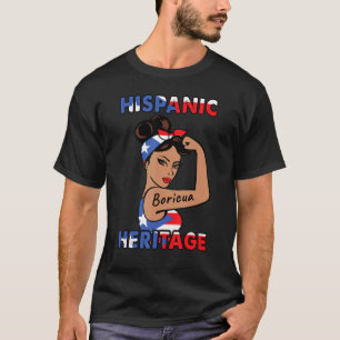 Hispanic Heritage Month Puerto Rico Youth Woman T-Shirt