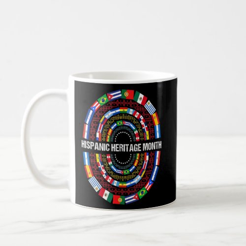 Hispanic Heritage Month Spanish Countries Flags Ra Coffee Mug