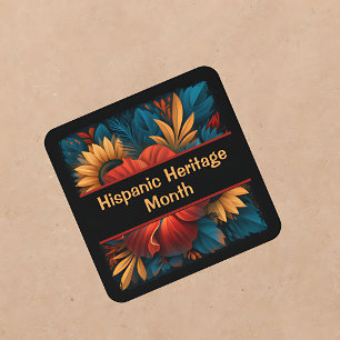Hispanic Heritage Month Square Sticker