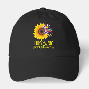Hispanic Heritage Month Sunflower Latino Americans Hat