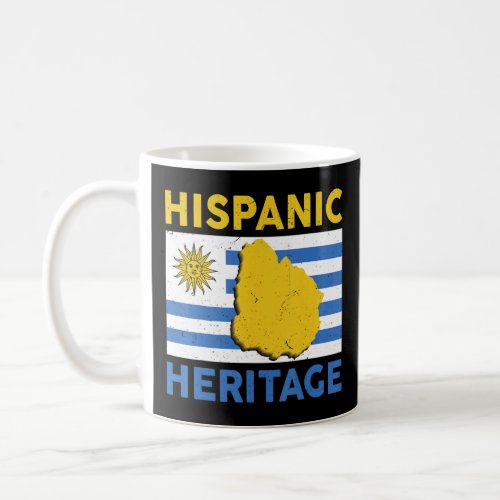 Hispanic Heritage Month Uruguayan Flag Uruguay  Coffee Mug