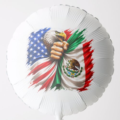 Hispanic Heritage Month USA Mexico Flag Balloon