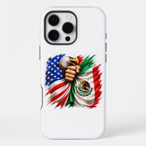 Hispanic Heritage Month USA Mexico Flag iPhone 16 Pro Max Case