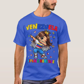 Hispanic Heritage Month Venezuela Flag Venezuelan T-Shirt