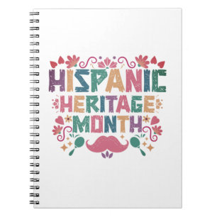 Hispanic Heritage Month Warm Colors  Notebook