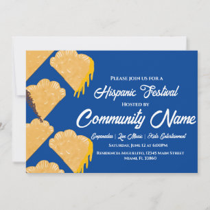 Hispanic Latin Festival Empanadas Invitation