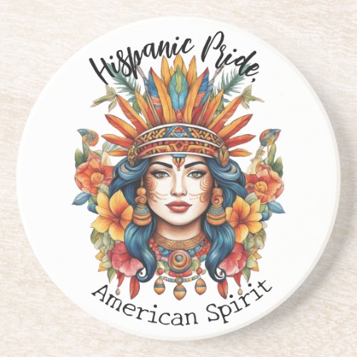 Hispanic Pride American Spirit Coaster