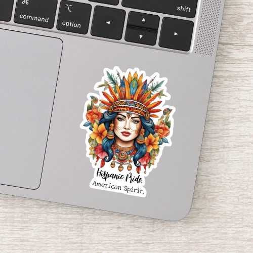 Hispanic Pride American Spirit Sticker