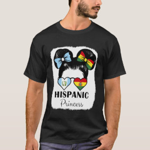 Hispanic Princess Roots Guatemala and Bolivia Mix T-Shirt