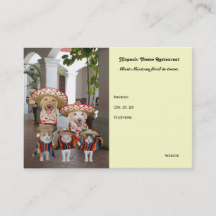Hispanic Theme Business Card