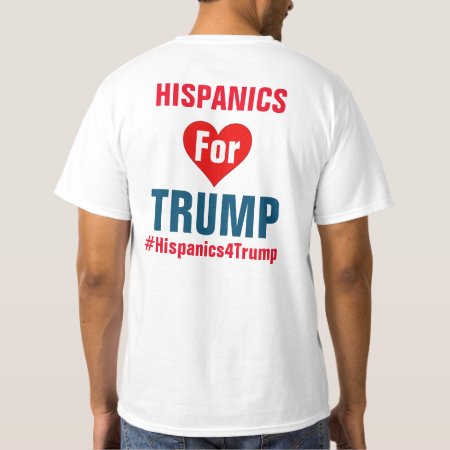 Hispanics For Trump T-shirt