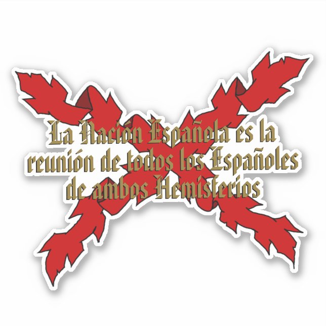 HISPANIDAD STICKER (Front)