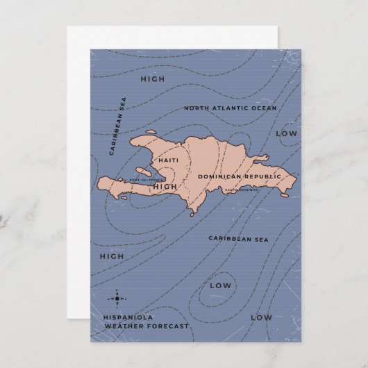 Hispaniola Weather map (Front/Back)