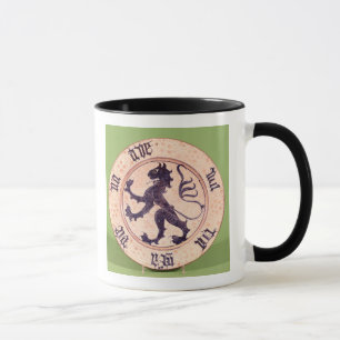 Hispano-Moresque dish, tin-glazed Mug
