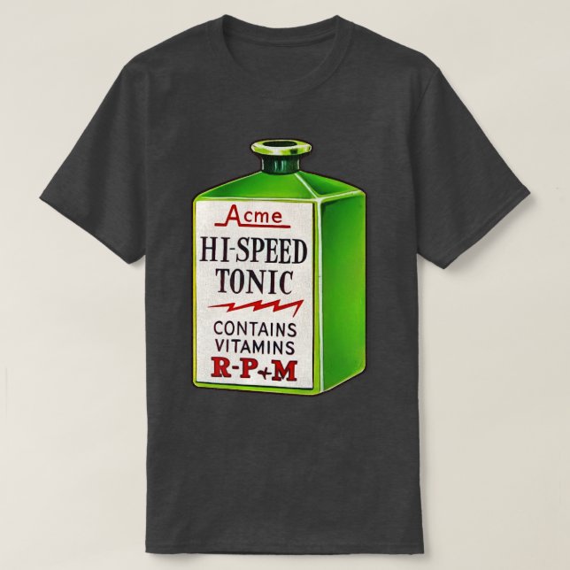 HiSpeed Tonic Contains RPM T-Shirt (Design Front)