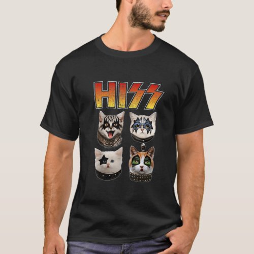 Hiss Funny Cat Lover Classic T_Shirt