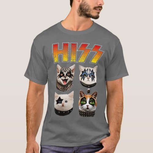 Hiss Funny Cat Lover T_Shirt